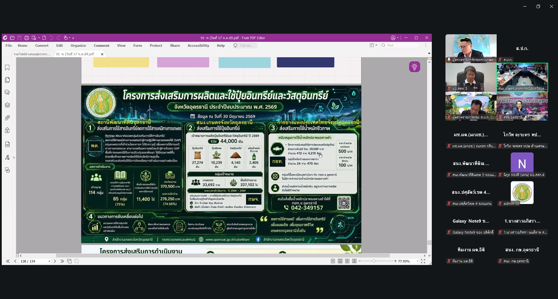 title - ผู้ตรวจราชการ ส.ป.ก. ร่วมประชุมตรวจติดตามความก้าวหน้าผลการดำเนินงานตามแผนการตรวจราชการ ของผู้ตรวจราชการกระทรวงเกษตรและสหกรณ์ ประจำปีงบประมาณ พ.ศ. 2569 รอบที่ 2 ในเขตตรวจราชการที่ 10 จังหวัดอุดรธานี 